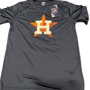 Houston Astros  T-Shirt with Orange Star Logo boys XL 18/20